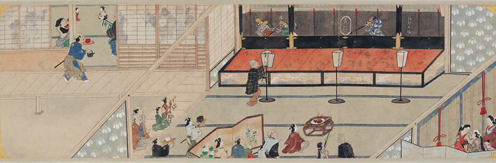 英一蝶『四季日待図巻』(出光美術館 蔵)江戸時代 17〜18世紀
