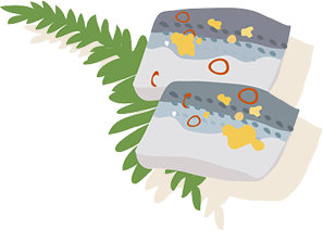 小肌粟漬(こはだあわづけ)