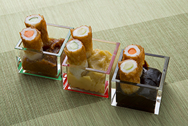 竹輪野菜射込み〜味噌ディップ〜 写真