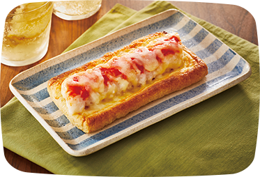 紀文 カニかまを使用したカニカマと油揚げのカリカリチーズ焼きレシピの画像